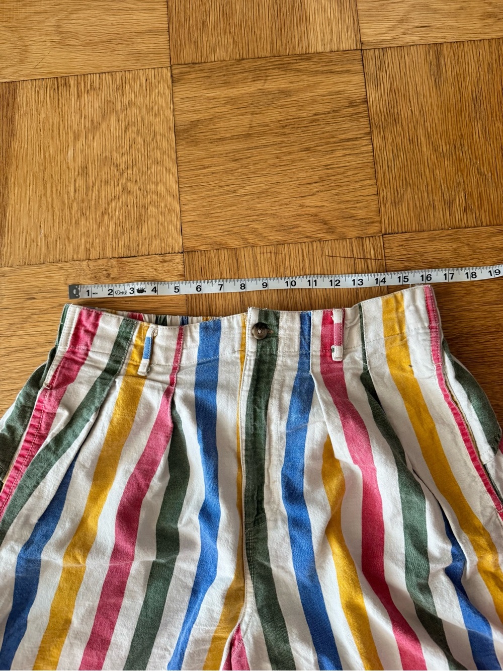 Free People We The Free Ridley Baja Pull On Trouser Natural Striped Large - Picture 10 of 13